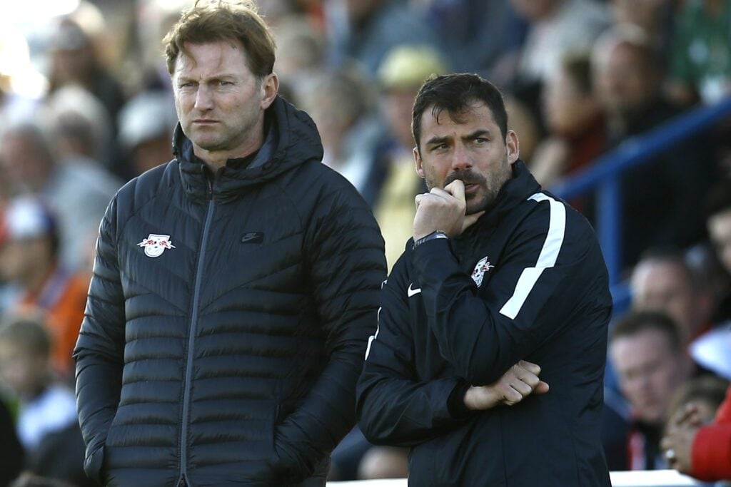 Ralph Hasenhuttl and Zsolt Low.