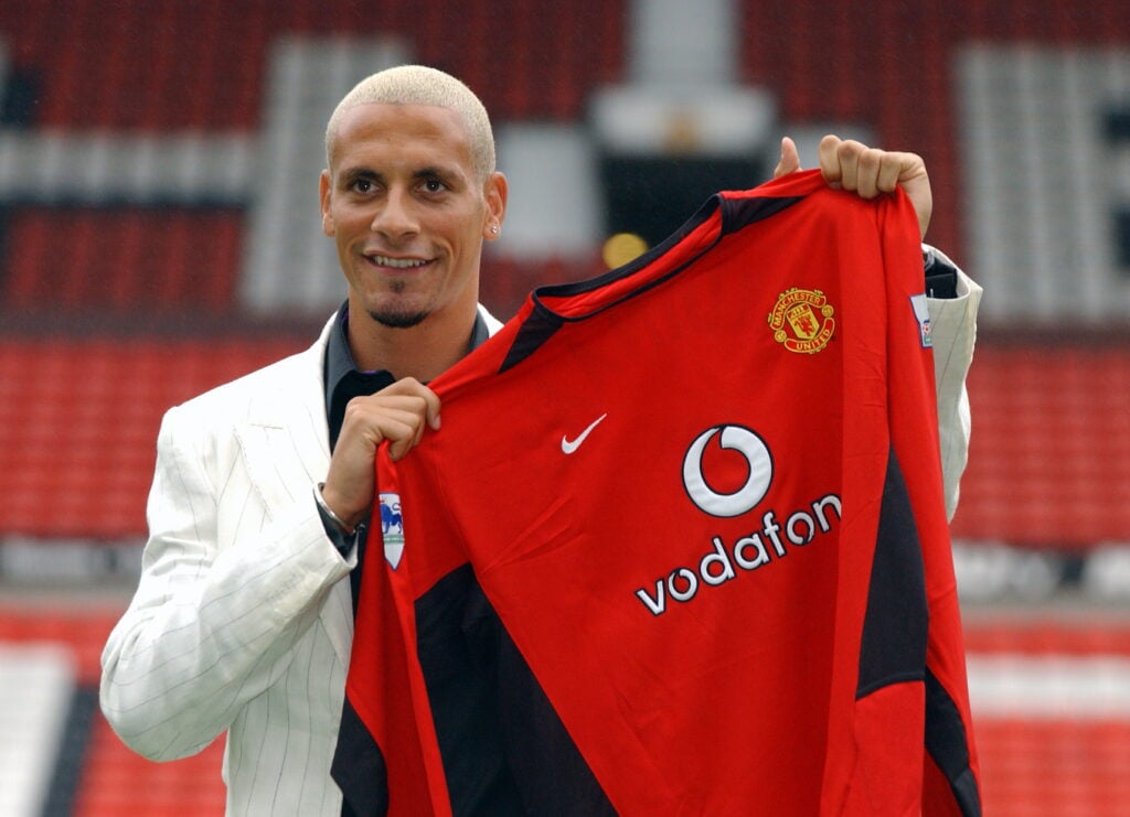 Rio Ferdinand signing for Manchester United