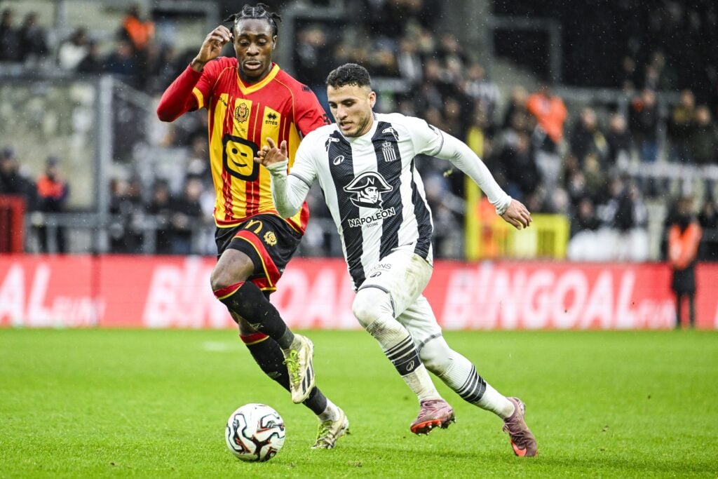 Charleroi's Yassine Titraoui.